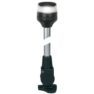 Hella Marine NaviLED 360 Compact All Round Lamp - 2nm - 12" Fold Down Base - Black [980960301]