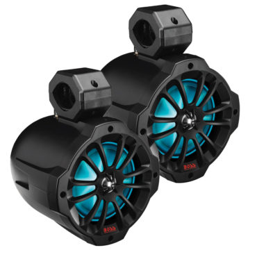 Boss Audio 6.5" Amplified Wake Tower Multi-Color Illuminated Speakers - Black [B62RGB]