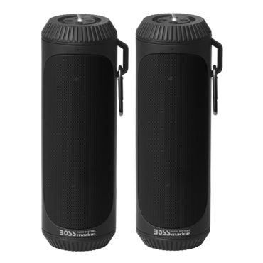 Boss Audio Bolt Marine Bluetooth Portable Speaker System w/Flashlight - Pair - Black [BOLTBLK]