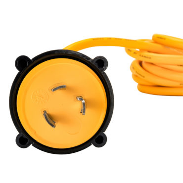 Camco 30 Amp Power Grip Marine Extension Cord - 35 M-Locking/F-Locking Adapter [55612]