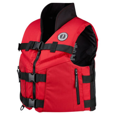 Mustang Accel 100 Fishing Vest - Medium - Red/Black [MV4626-M-123]