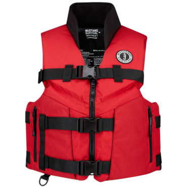 Mustang Accel 100 Fishing Vest - Medium - Red/Black [MV4626-M-123]